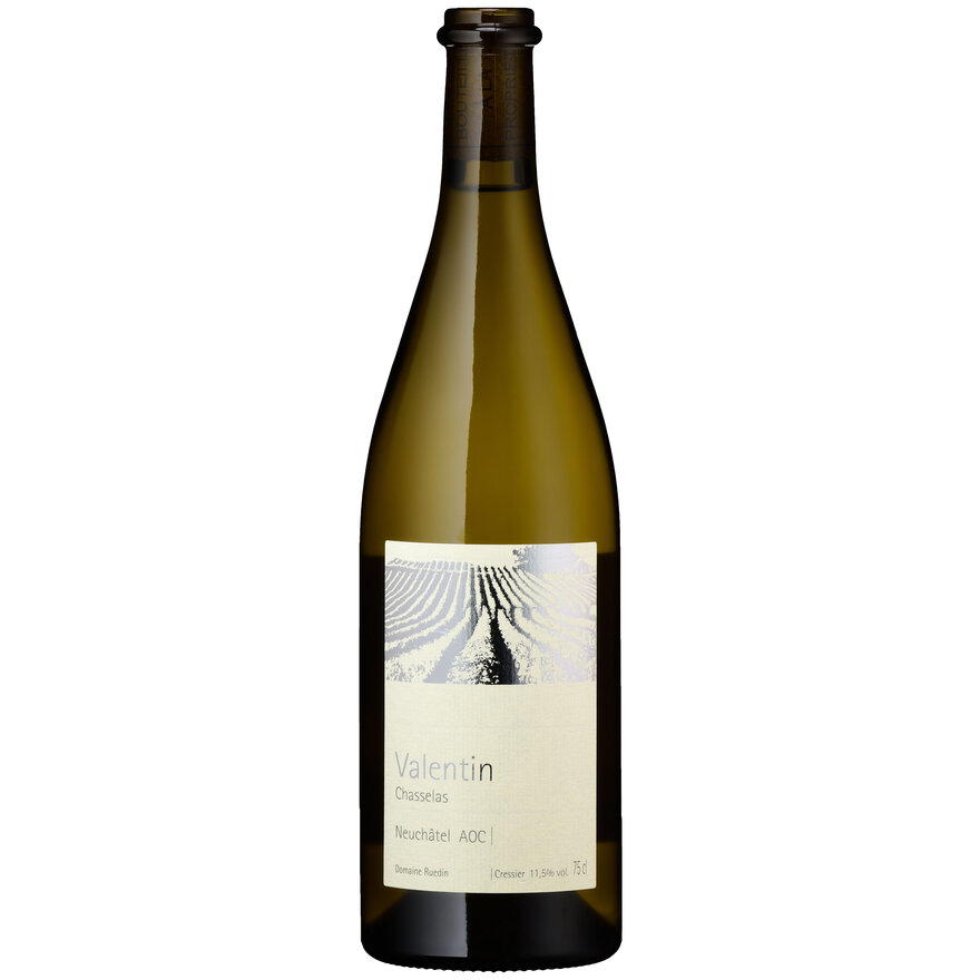 Ruedin, by Jacques Tatasciore Neuchâtel Blanc (Chasselas) «Valentin» 2024
